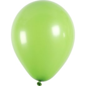 Balloner, grøn, 10 stk
