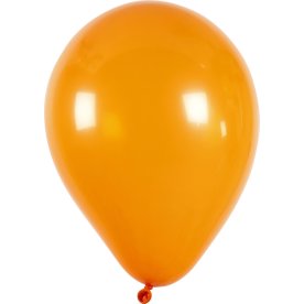 Balloner, orange, 10 stk