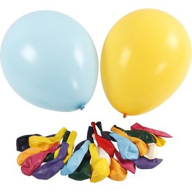 Jätteballonger 50 st Blandade färger