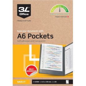 Ficka 3L A6, 115x158mm lim 50 st