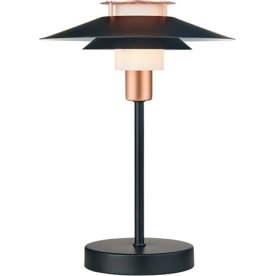 Rivoli bordslampa, Ø24 cm, svart/koppar