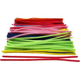 Piprensare Chenille 6 mm 200 st Blandade färger