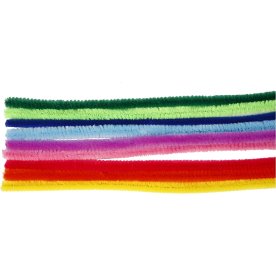 Piprensare Chenille 9 mm 25 st Blandade färger