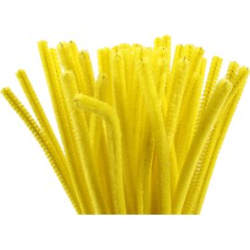Piprensare Chenille 6 mm 50 st Gul