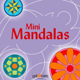 Mini Mandalas malebog, lilla