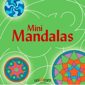 Mini Mandalas malebog, grøn