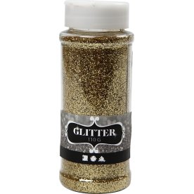 Glitterdrys, guld, 110 g
