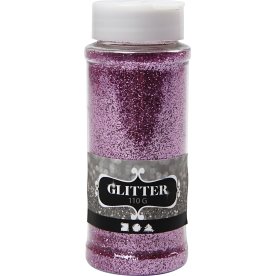 Glitterdrys, pink, 110 g