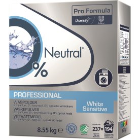 Tvättmedel Neutral Pro White Sensitive 8,55 kg