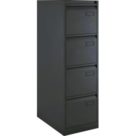 Mappskåp Bisley ECO 4 lådor A4 Antracit