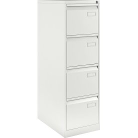 Mappskåp Bisley ECO 4 lådor A4 Vit