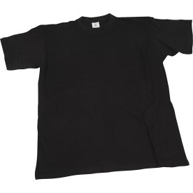 T-shirt | Rund hals | St 9-11 år | Svart