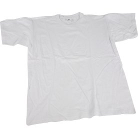 T-shirt | Rund hals | St S | Vit