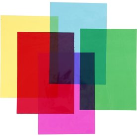 Cellofanark | A4 | 5 färger | 100 st