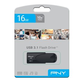 USB 3.1 PNY Attache 4 – 16 GB Svart