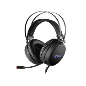 Sandberg Tyrant USB 7.1 headset, sort
