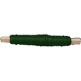 Ståltråd 0,5 mm grön 50m