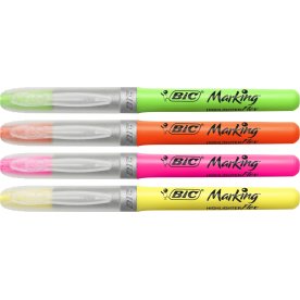 Bic Flex Highlighter 4 stk. ass.