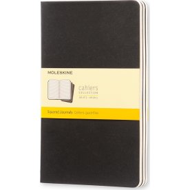 Anteckningsbok Moleskine Cahier L Svart