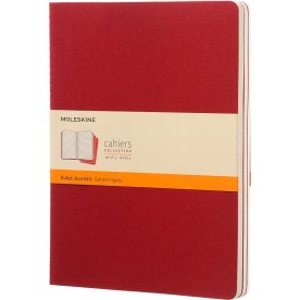 Anteckningsbok Moleskine Cahier XL Röd