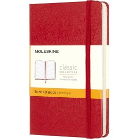 Notebook Moleskine Classic Anteckningsbok Röd