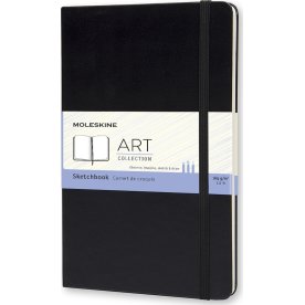 Moleskine Art Sketch Bok L Svart