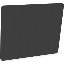 Silent Express bordskærmvæg, 80x65 cm, mørkegrå