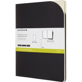Moleskine Smart Cahier anteckningsbok | XL | Svart