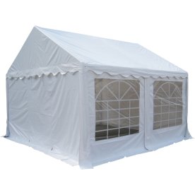 Partytält 5x4 m, 21 pers., PE, vit