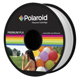 Polaroid PLA 3D Filament, 1.75mm, hvid, 1kg