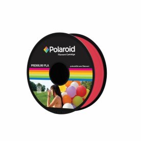 Polaroid 3D Filament, 1.75mm, transparent rød, 1kg