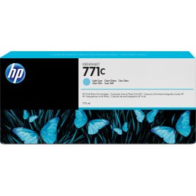 Bläckpatron HP No 771C Ljus cyan 775 ml