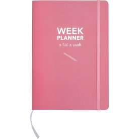 Week Planner undated pink