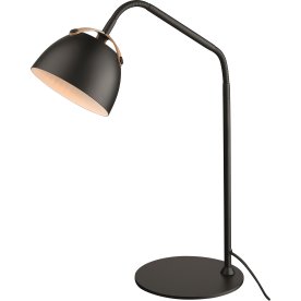 Oslo bordslampa, Ø16, svart/ek