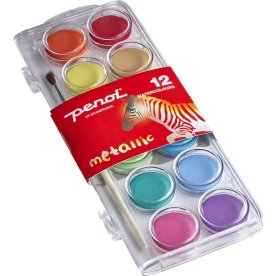Penol Färglåda | 30 mm | 12 metallicfärger