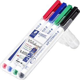 Staedtler 301 Whiteboardpenna | 4 färger