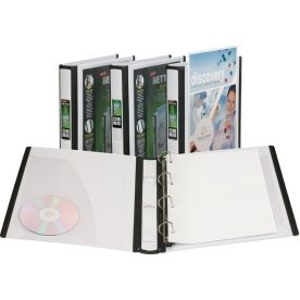 Ringpärm BETTER BINDER A4 m.fönster vit