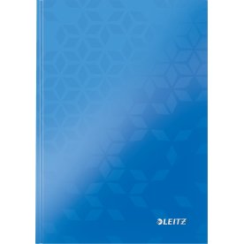 Leitz Wow anteckningsbok A5, linjerat, blå