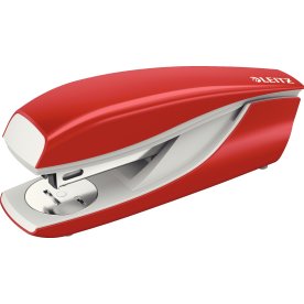 Leitz 5502 häftapparat, röd