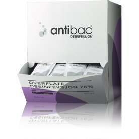 Ytdesinfektion Antibac 75 % Wipes Displaybox