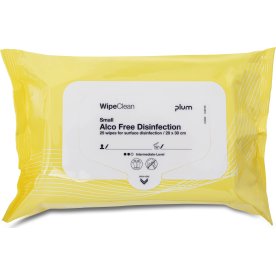 Plum WipeClean Alco Free, Wipes, Small, 25 st