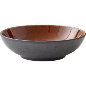 Bitz Gastro pastaskål svart/amber, Ø 20 cm