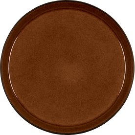 Bitz Gastro tallrik svart/amber, Ø 27 cm
