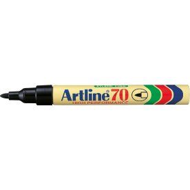 Artline EK70 marker, sort
