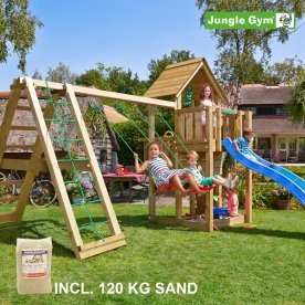 Jungle Gym Cubby lektorn, klättring/sand/rutschk.