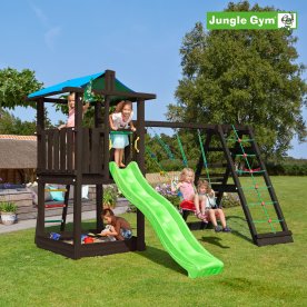 Jungle Gym Hut 2.1 lektorn, klättring+rutsch/svart