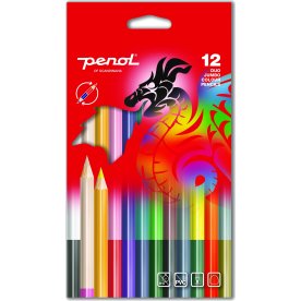 Penol Duo Jumbo Färgpennor | 24 färger