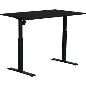 Sun-Flex II höj-/sänkbart bord, 140x80/svart/svart