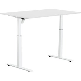 Sun-Flex II höj- & sänkbart bord, 140x80, vit/vit