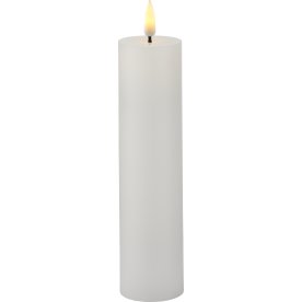 Sille Exclusive LED Ljus, Ø5 x H20 cm, Vit